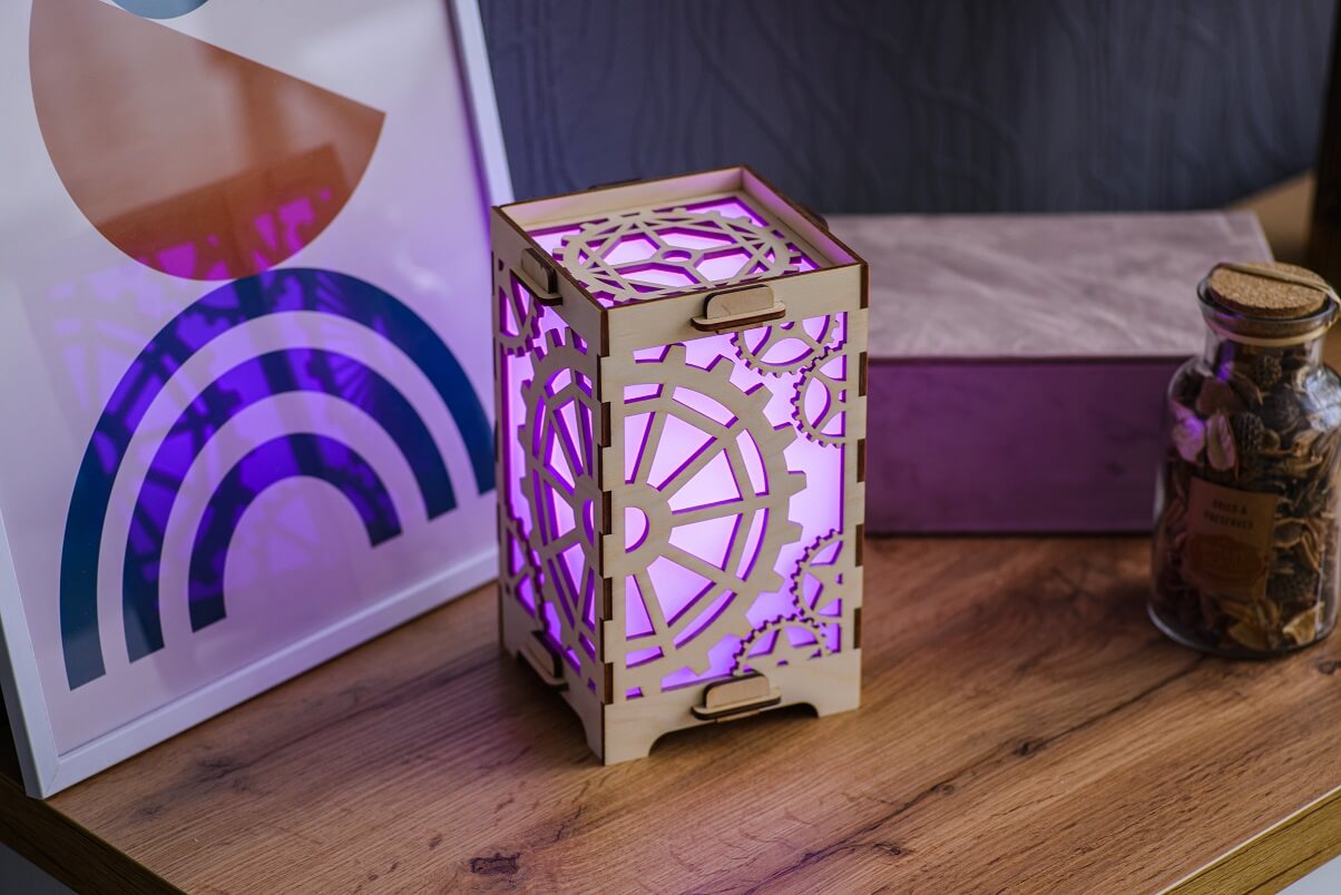 Long Distance Lamp Steampunk Style for family and friends Tactus store